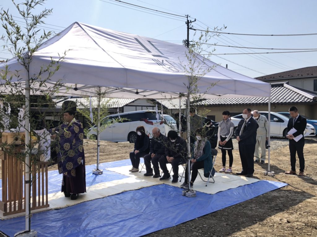地鎮祭 飯島建設株式会社